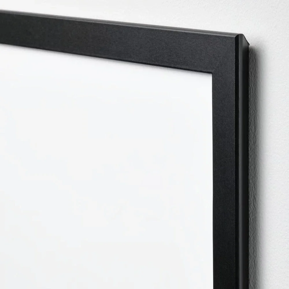 IKEA FISKBO Picture Frame Set of 4 Black 5x7 Photo Art Display Wall Table Top